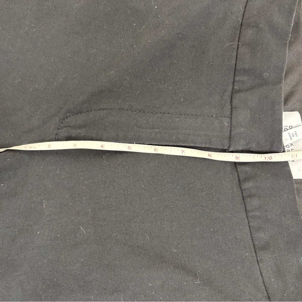 10 Crosby Derek Lam Black Ruched Slim-Leg Pants - Picture 6 of 14